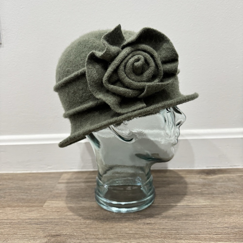 Bucket Hatgree Cap‎ Wool Top Hat Elegant Mom Hat British Retro Wool Warm Wool